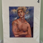 Sandy Mezinis, "Surviving Irma,'" Watercolor giclee. Sandy is an accomplished artist and figure painter, and has been published
nationally in Watercolor Magazine.